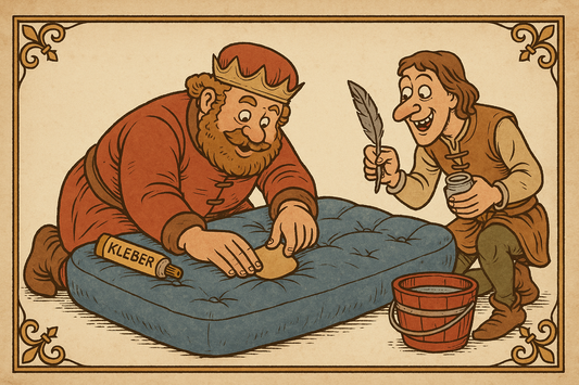 Von Flicken und Federn – Die hohe Kunst der Luftbett-Reparatur