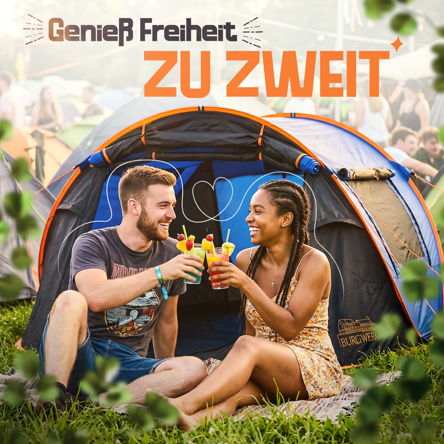 Wurfzelt für 2 Personen [2 Sekunden Zelt]